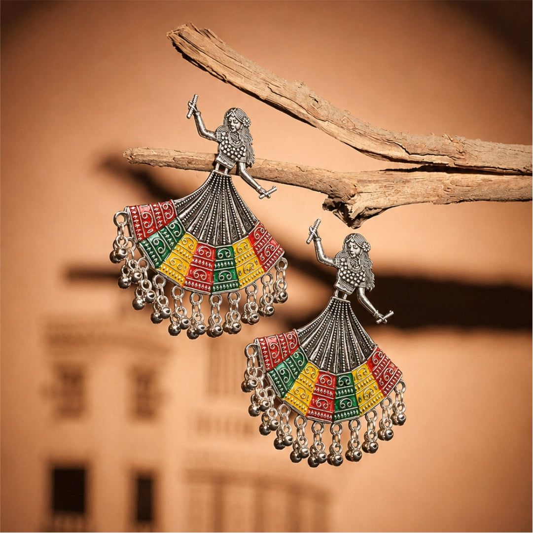 Viral Dandiya Doll Earrings