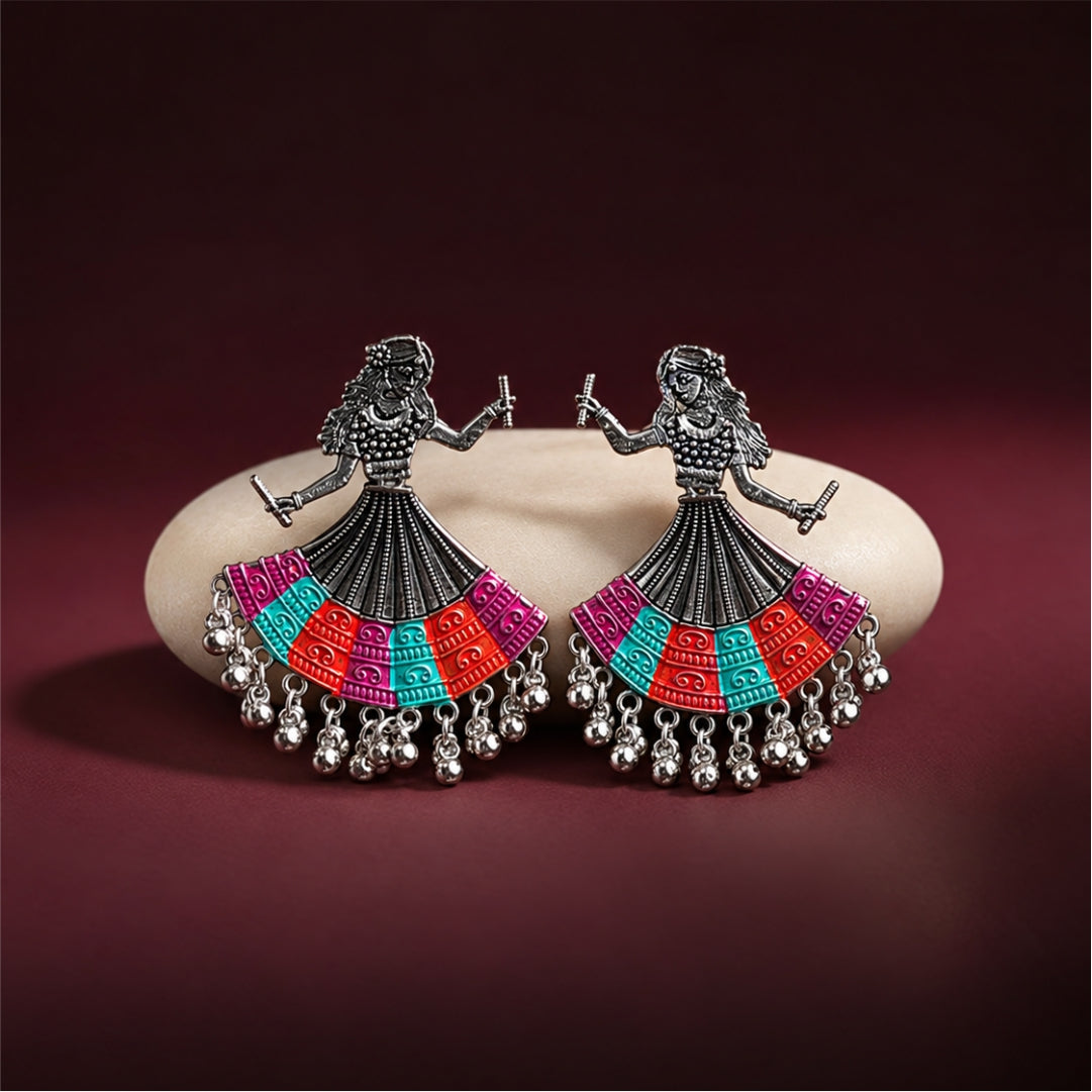 Viral Dandiya Doll Earrings